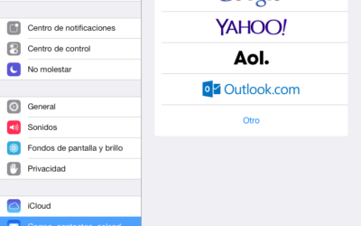 Configurar el correo premium en el iPad